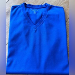 Michael Kors cobalt blue short sleeved shirt like new XXL 2XL